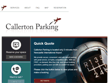 Tablet Screenshot of callertonparking.co.uk